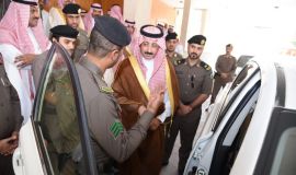 صاحب السمو الأمير بدر بن محمد بن جلوي ال سعود محافظ الأحساء  يدشن أجهزة نظام الرصد المتحرك للسيارات المدنية للمخالفات المرورية " السرعة "